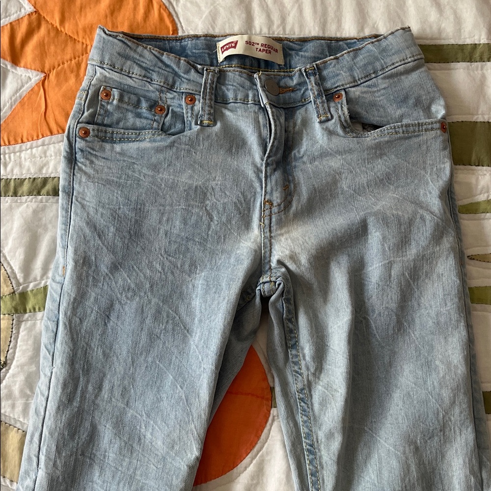 Levi's 502 Taper Fit Girl’s Denim Jeans
